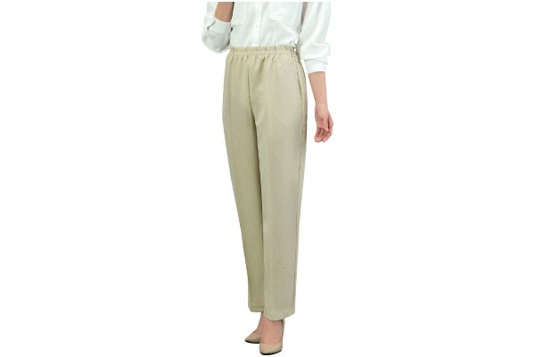 【ネット限定】ＵＶカット肌さら涼感パンツ　　股下６３ｃｍ　ＬＬ　ベージュ