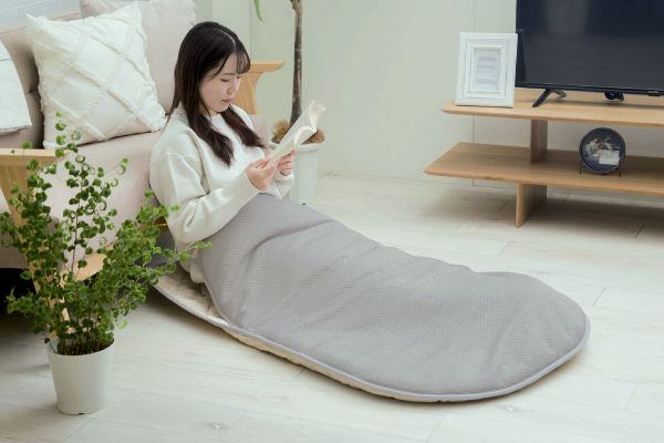 【ネット限定】ポケットこたつ　メイク　　グレー