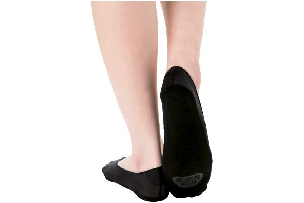 【ネット限定】脱げにくいカバー（ヌーディタイプ）　（3足組 23〜25cm）　ブラック