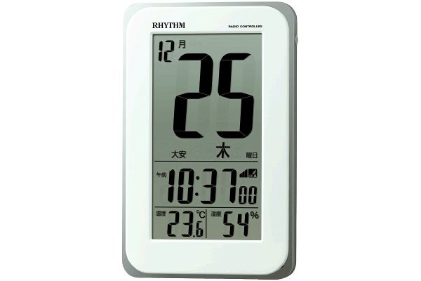 電波時計　フィットウェーブカレンダーD１３９