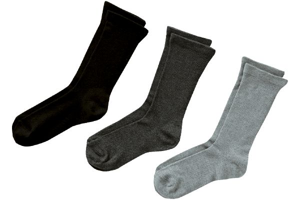 接触冷感メッシュ薄手メンズソックス