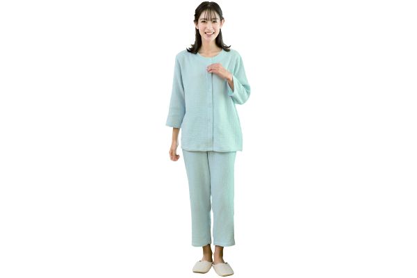 小柄さん向けのダブルガーゼパジャマ