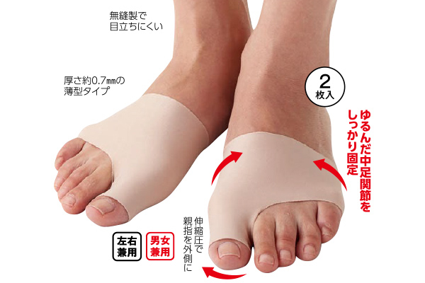 無縫製ウォーキングサポーター