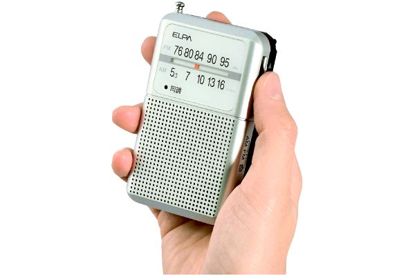 ［ELPA］ＡＭ／ＦＭ電池長持ちラジオ
