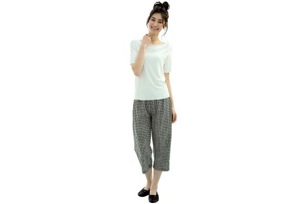 綿100％お家でゆったりリラックスパンツ