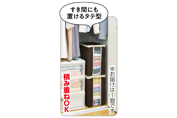 衣類整理袋縦型　取っ手付