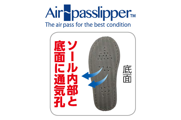 エアーパススリッパ