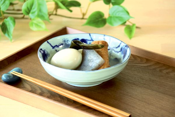 [美濃焼]藍ぶどう取鉢