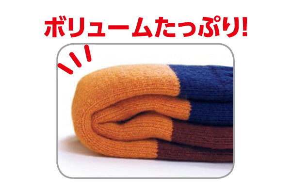 まるで毛布な裏起毛カラフルソックス