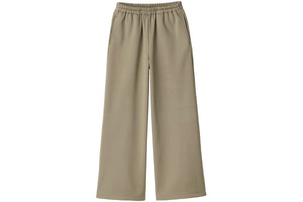 すらっと脚長見えのワイドパンツ Mモカ