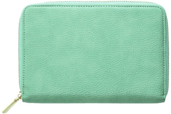 スマート通帳ケース アクアグリーン