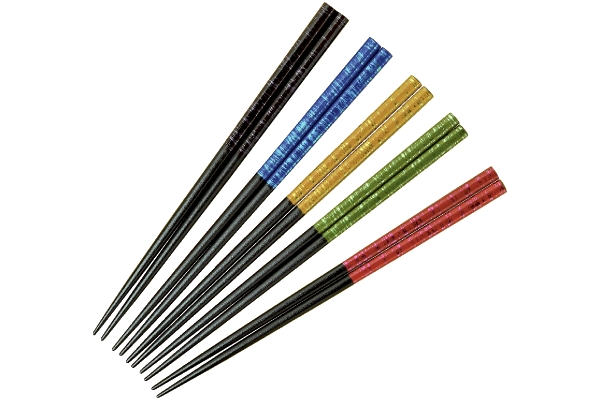 [若狭塗]食洗機対応染めかすり箸