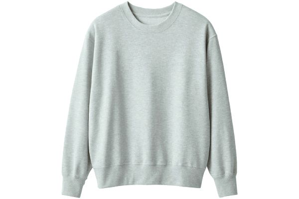 メンズ綿混トレーナー Ｍグレー