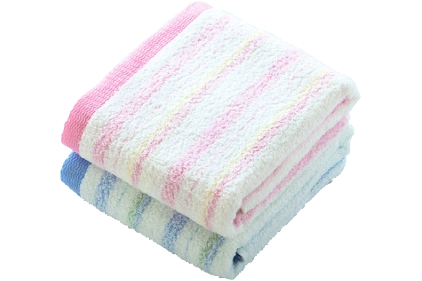 国産ブライトボーダーバスタオル