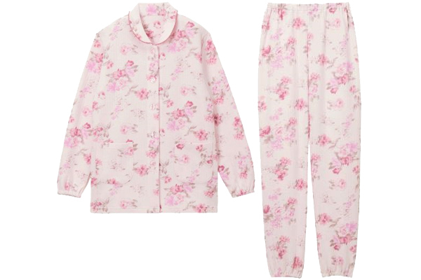 小柄な私のふんわりキルト暖かパジャマ ＭＰピンク系