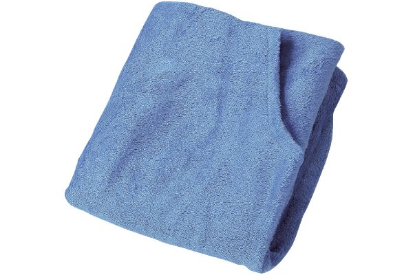 マイクロファイバー衿カバー （2枚組）ブルー