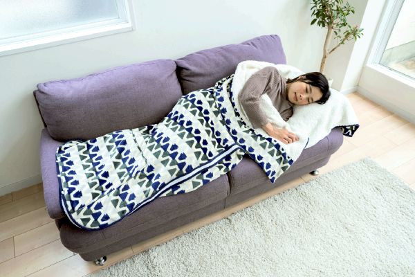 ふんわりあったか毛布寝袋