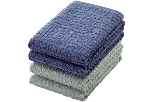 [ホテルタイプ]バラエティフェイスタオル　２色４枚組