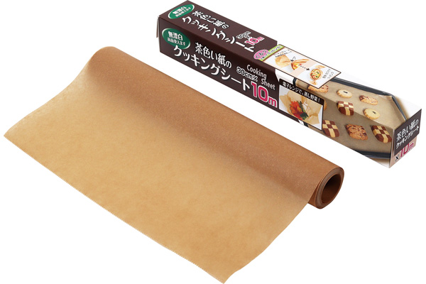 茶色い紙のクッキングシート