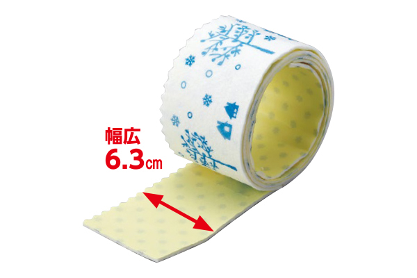 結露テープ　ニューメリースノー柄