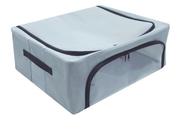 【ネット限定】積み重ね出来るワイヤー入り収納ケース　（中）　　