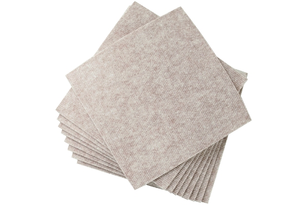 らくらく吸着ぴたマット【R】ループ （９枚入）ベージュ