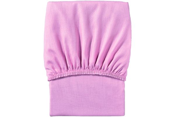 無地カラーボックスシーツ　シングル 100×200×25ｃｍピンク