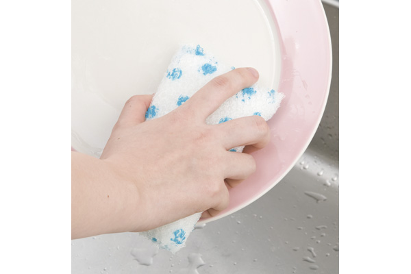 手のひらサイズの食器洗いパワーネット