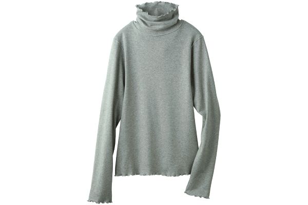 綿１００％おやすみインナー Ｍ〜Ｌ杢グレー