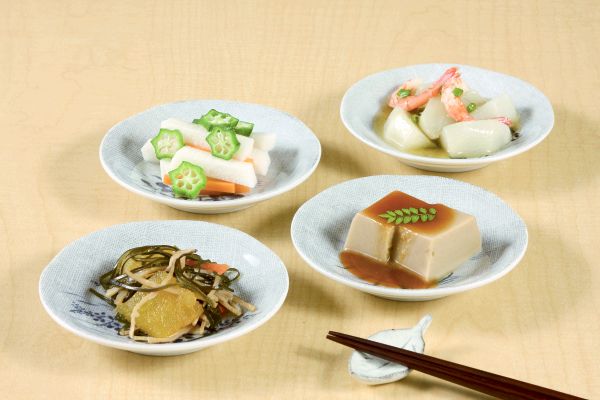 [美濃焼]布目春の七草小皿