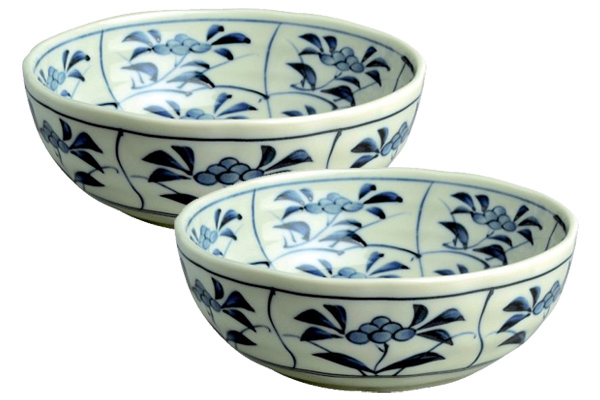 [美濃焼]古染なずなおでん鉢