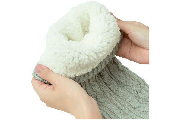 やわらかボアのあたたかふくらはぎウォーマー
