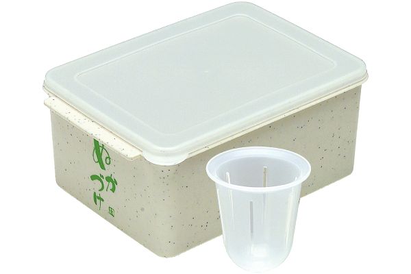 ぬか漬け容器　水取り器付