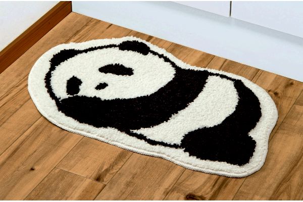 洗えるふんわり洗面台前マット