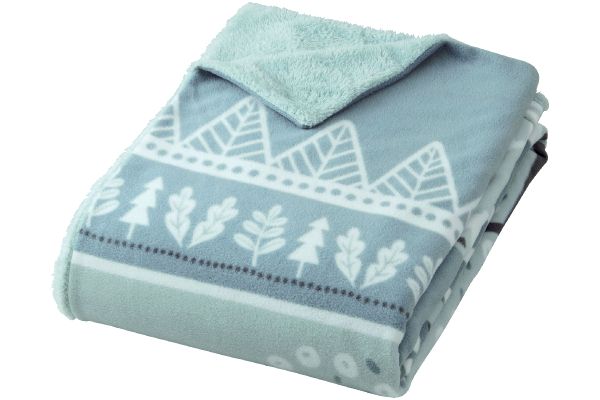 ベアータッチあったか掛けふとんカバー （シングル）ビレッジ　ミント