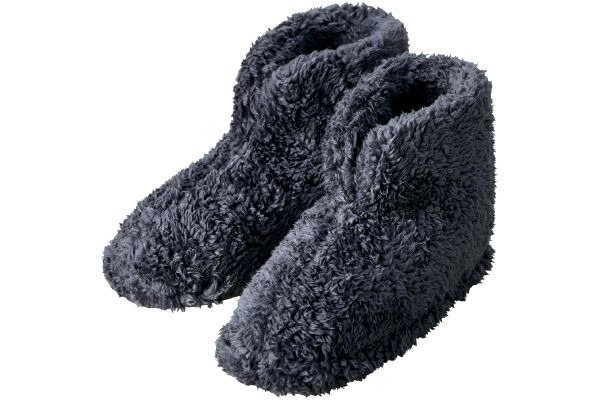 洗えるぽかぽかルームブーツ ネイビー