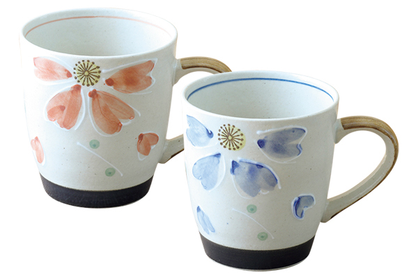 ［美濃焼］軽量さくらマグ