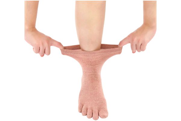 匠の技こだわり　ウール混5本指ソックス