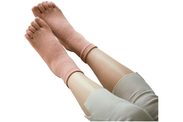 匠の技こだわり　ウール混5本指ソックス