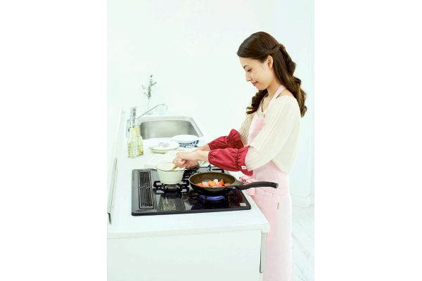 防炎アームカバー　火の用心