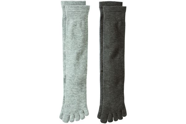 匠の技こだわり　ウール混5本指ハイソックス