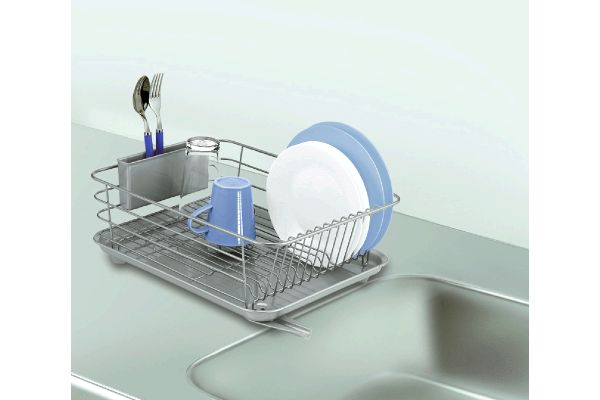 縦横兼用Ｗコート水切り　シルバー