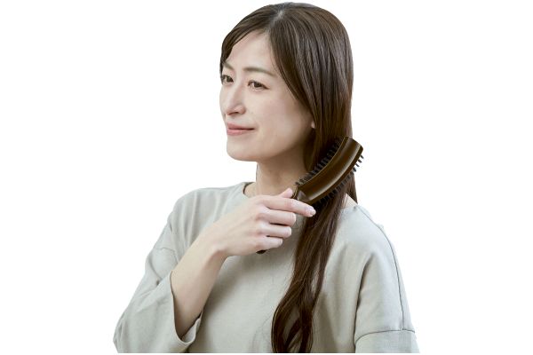 美容師さんのブラッシングブラシ