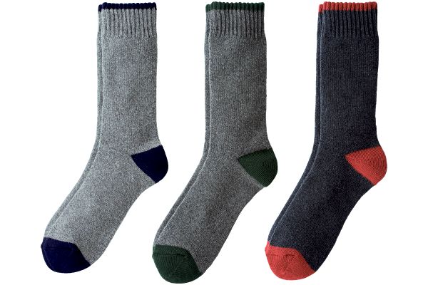 メンズあったかパイルソックス