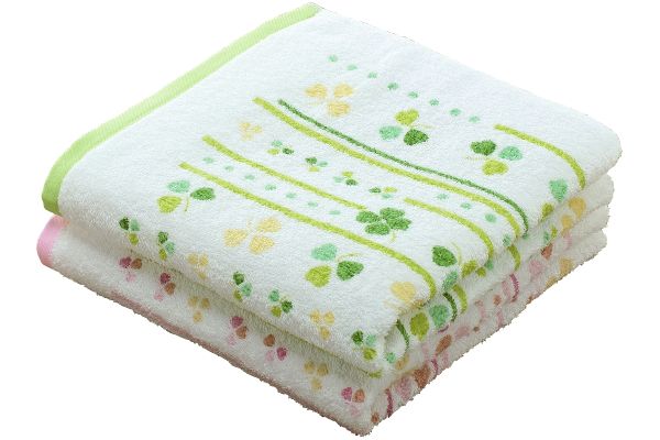 泉州産クローバーロードバスタオル