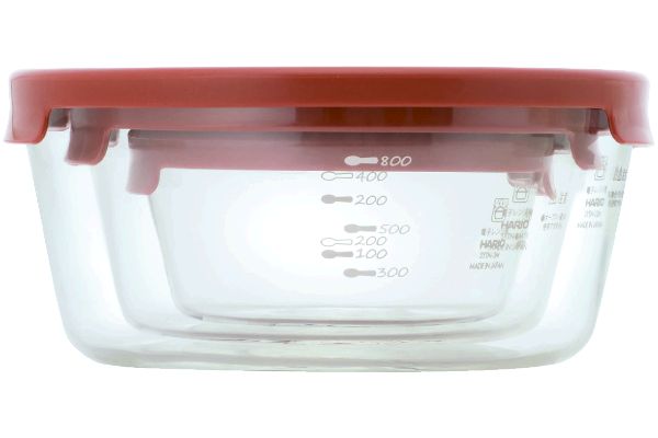 [ハリオ]耐熱ガラス製保存容器丸