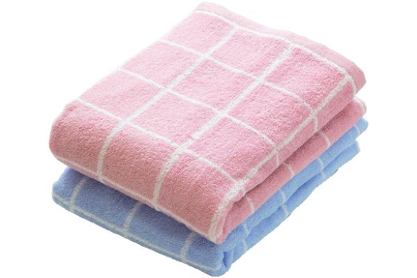 グラフチェックバスタオル