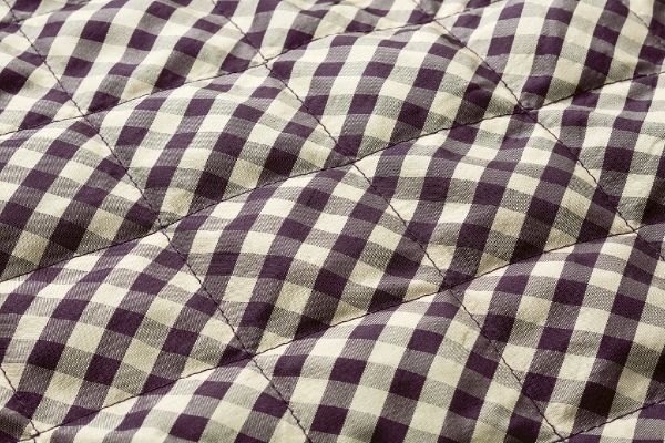 キルト裏フリースロングスモック