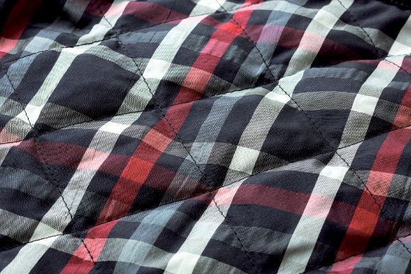 キルト裏フリースロングスモック