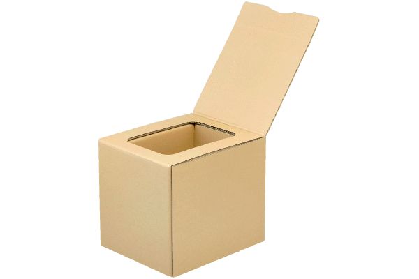 段ボール製　簡易トイレ